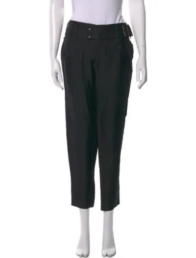 Pre-owned Yohji Yamamoto 2024 Wide Leg Pants In Black