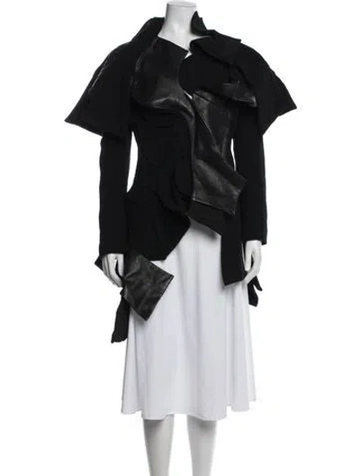 Pre-owned Yohji Yamamoto 2025 Wool Jacket In Black