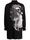 Yohji Yamamoto 218/1+227/1 R-yohji Has B Shirt In Black