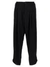 Yohji Yamamoto Pants In Black Triacetate In Black