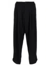 Yohji Yamamoto Pants In Black Triacetate In Black