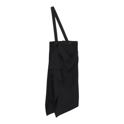Yohji Yamamoto 2way Suspender Skirt In Black