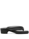 Yohji Yamamoto 40mm Geta Sandals In Black