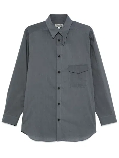 Yohji Yamamoto 5-way Collar Shirt In Grey