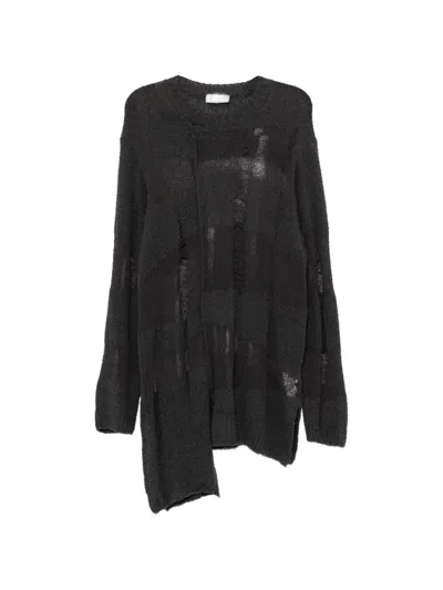 Yohji Yamamoto 5g Randome Sweater In Black