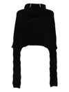 Yohji Yamamoto 7g Plain-stitch Jumper In Black
