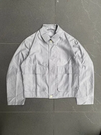 Pre-owned Yohji Yamamoto Aar Big Double Pocket Work Jacket In Grey