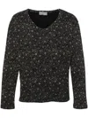 Yohji Yamamoto Abstract-print T-shirt In Black