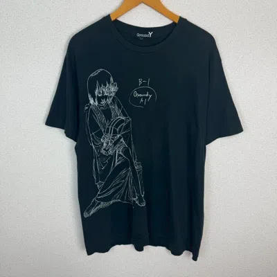 Pre-owned Yohji Yamamoto Archive 1995 Ghost In The Shell Tee In Black