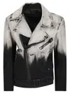 Yohji Yamamoto Asm Biker Jacket In Black