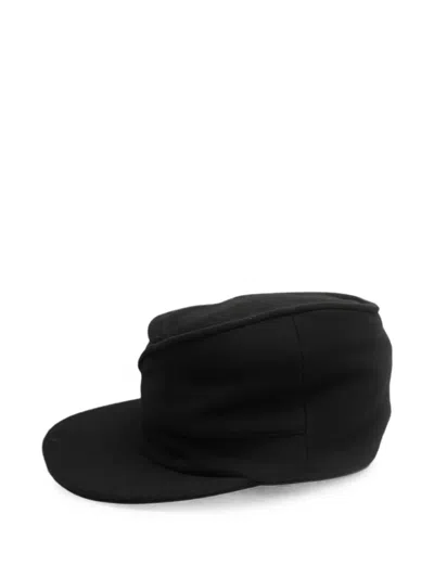 Yohji Yamamoto Asymmetric Cap In Black