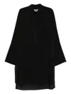 Yohji Yamamoto Asymmetric Collar Shirt In Black