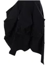 Yohji Yamamoto Asymmetric-design Skirt In Black