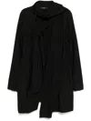 Yohji Yamamoto Asymmetric Jacket In Black