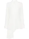 Yohji Yamamoto Asymmetrisches Langarmshirt In Weiss