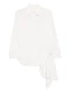 Yohji Yamamoto Asymmetrisches Langarmshirt In Neutral