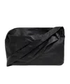 Yohji Yamamoto Asymmetric Shoulder Bag In Black