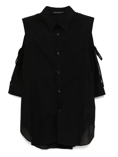 Yohji Yamamoto Asymmetric-shoulder Shirt