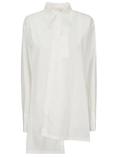 Yohji Yamamoto Asymmetric White Shirt