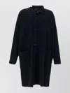 Yohji Yamamoto Asymmetrical Collar Cardigan Sweaters And Cardigans Black