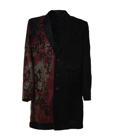 Yohji Yamamoto Asymmetrically Designed Suit Jacket In Black