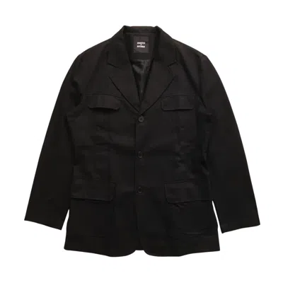 Pre-owned Yohji Yamamoto Aw19  X 292513 = Storm Multi Pocket Jacket In Black