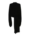 Yohji Yamamoto Balloon-sleeves Wrap Blazer In Black