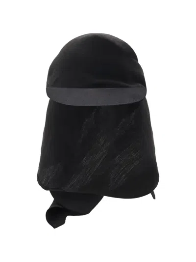 Yohji Yamamoto Bandana Knot-detail Cap In Brown