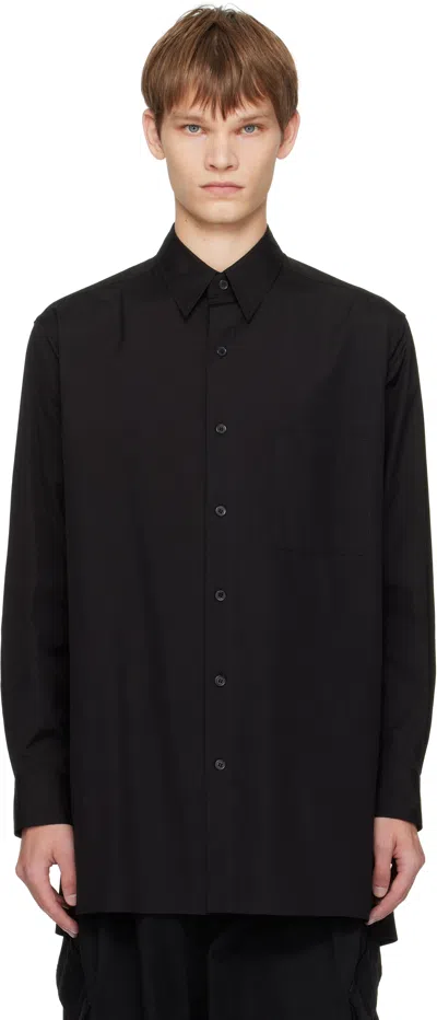 Yohji Yamamoto Black 100/2 Broad Standard Big Shirt