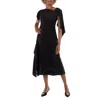Yohji Yamamoto Black Asymmetric Dress In Black