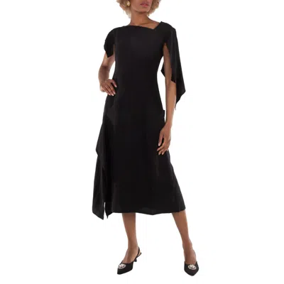 Yohji Yamamoto Black Asymmetric Dress, Brand Size 1 (x-small)