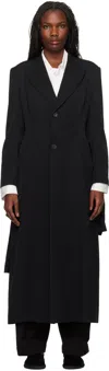 Yohji Yamamoto Black Box Slv Long Jacket In 1 Black