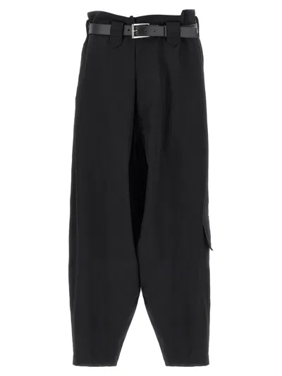 YOHJI YAMAMOTO BLACK CARGO PANTS