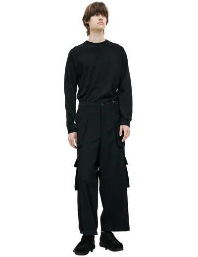 Yohji Yamamoto Black Cargo Trousers
