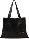 Yohji Yamamoto Black Coin Purse Tote In Black