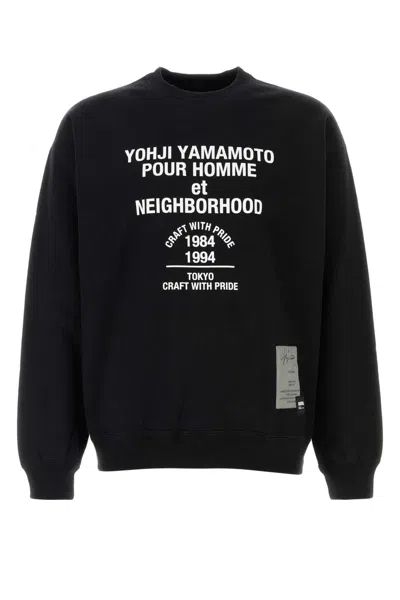 Yohji Yamamoto Black Cotton  X Neighborhood Sweatshirt