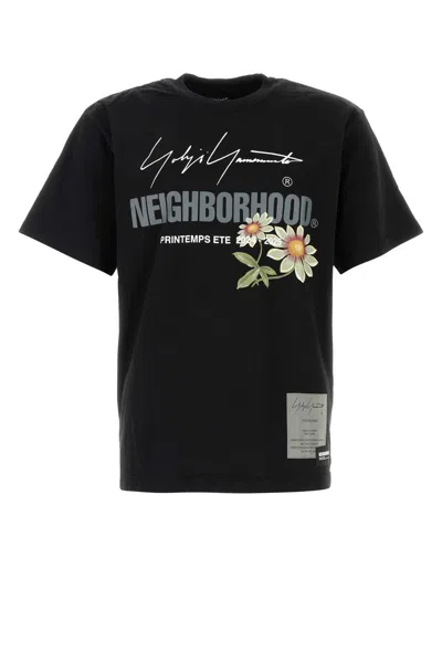 Yohji Yamamoto X Neighbourhood Cotton T-shirt In Black