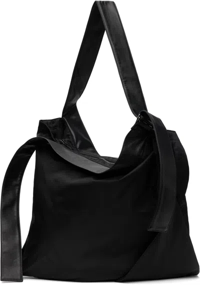 Yohji Yamamoto Black Drape Belt Tote