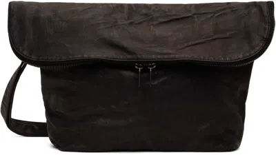 Yohji Yamamoto Black Flap Shoulder Bag In 1 Black