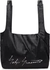 Yohji Yamamoto Black Infinite Signature Tote In Black