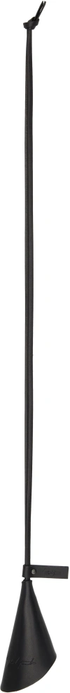 Yohji Yamamoto Black Key Necklace Keychain In Black