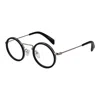 Yohji Yamamoto Brown Men Optical Frames In Black