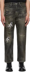 Yohji Yamamoto X Neighborhood Savage Denim Dp Basic Pants In 2 Black