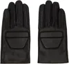 Yohji Yamamoto Padded Panel Gloves In Black