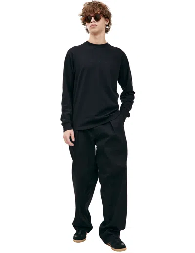 Yohji Yamamoto Black Printed Longsleeve