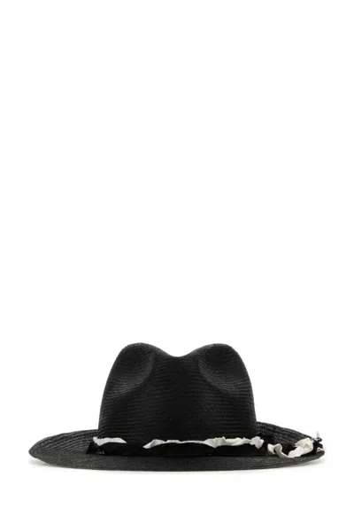 Yohji Yamamoto Fedora Hat In Black