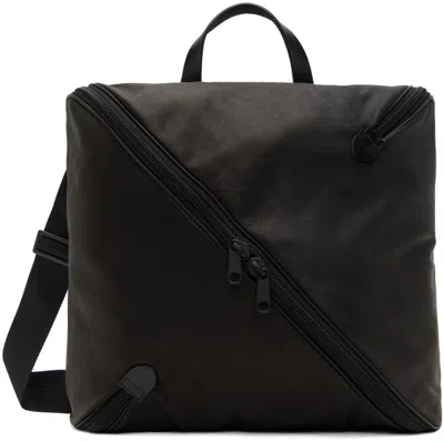 Yohji Yamamoto Black S Fastener Bag In 1 Black