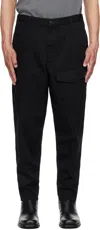 Yohji Yamamoto Black Scandal Katsuragi Waist String Work Pants In 3 Black