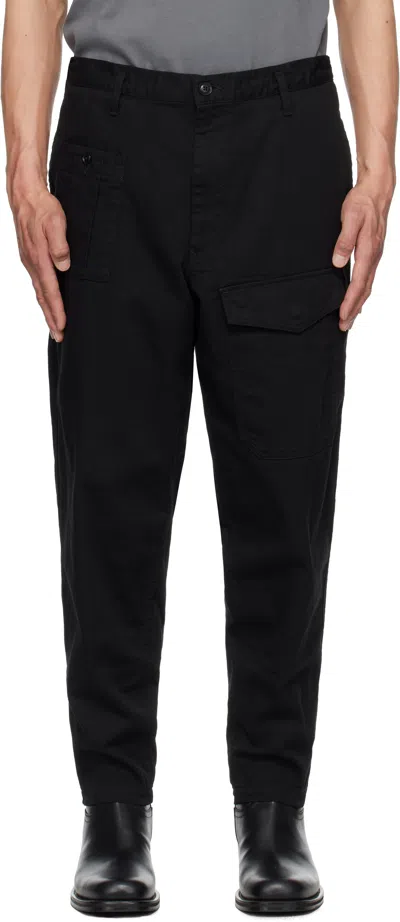 Yohji Yamamoto Black Scandal Katsuragi Waist String Work Pants In 3 Black