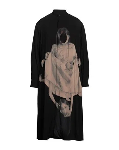 Yohji Yamamoto Black Scandal Man Shirt Black Size 3 Rayon